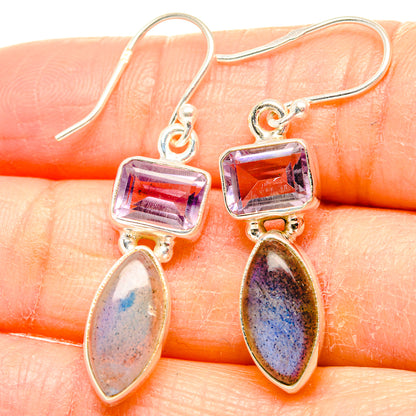 Labradorite Earrings handcrafted by Ana Silver Co - EARR430664