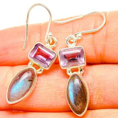 Labradorite Earrings handcrafted by Ana Silver Co - EARR430666
