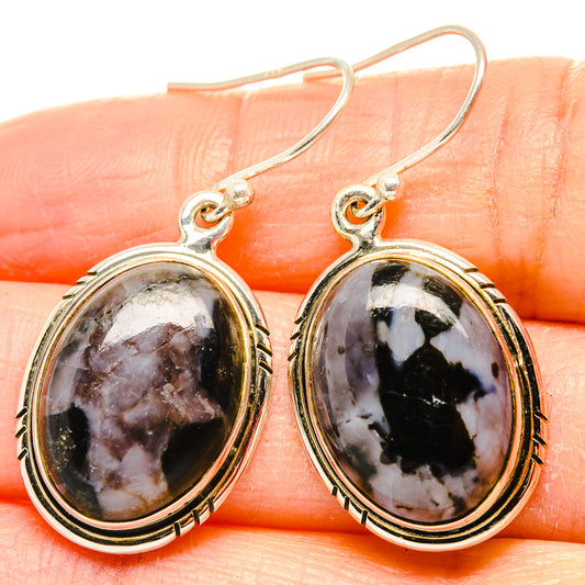 Gabbro Stone Earrings handcrafted by Ana Silver Co - EARR430668