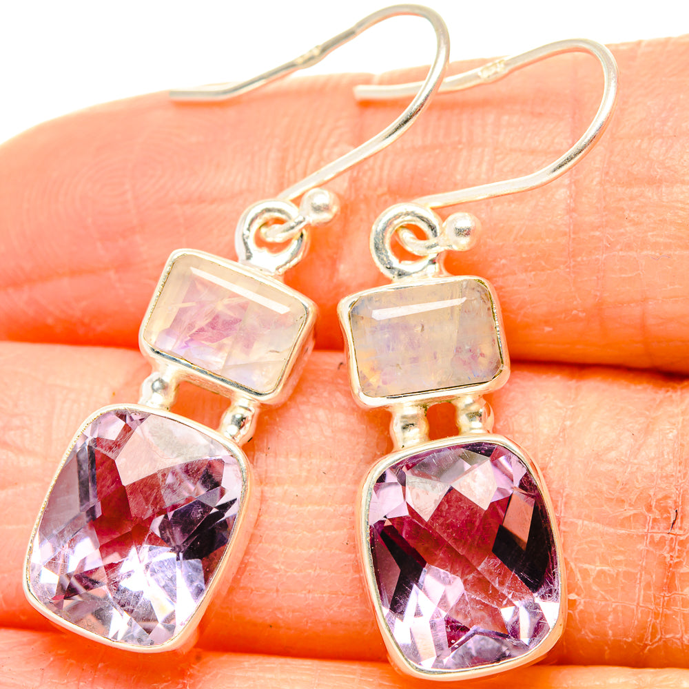 Amethyst Earrings handcrafted by Ana Silver Co - EARR430672