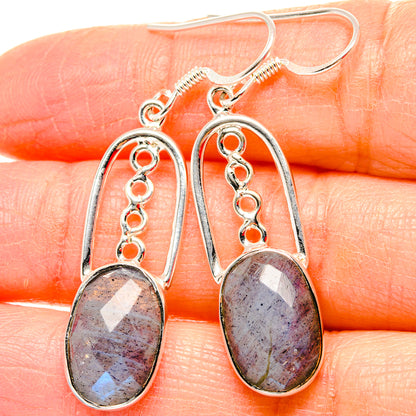 Labradorite Earrings handcrafted by Ana Silver Co - EARR430685