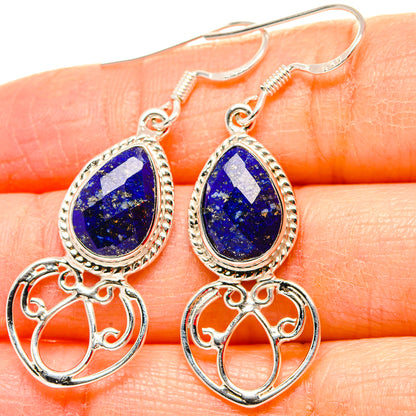 Lapis Lazuli Earrings handcrafted by Ana Silver Co - EARR430694
