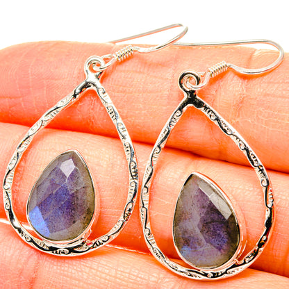 Labradorite Earrings handcrafted by Ana Silver Co - EARR430700