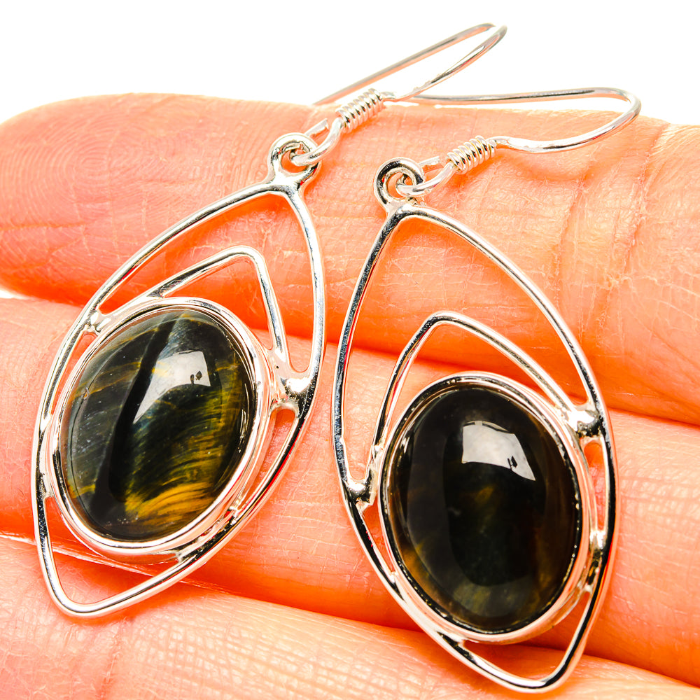 Pietersite Earrings handcrafted by Ana Silver Co - EARR430702