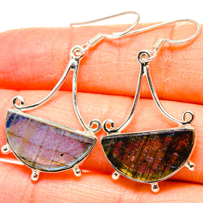 Labradorite Earrings handcrafted by Ana Silver Co - EARR430711