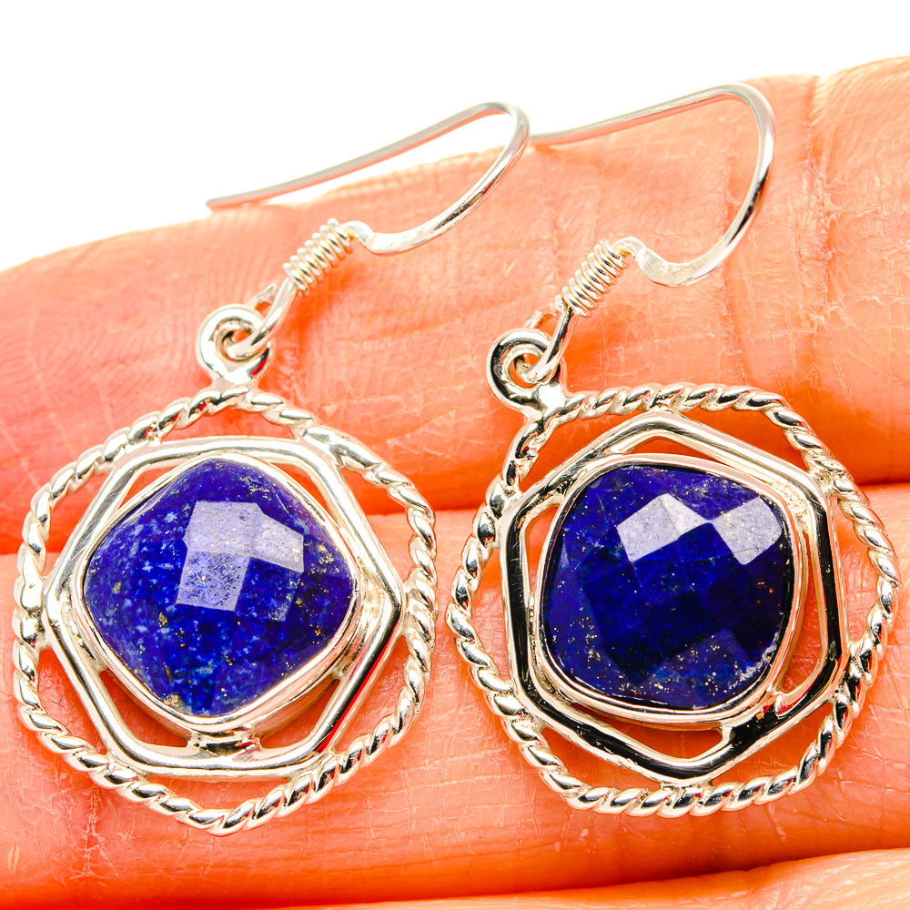Lapis Lazuli Earrings handcrafted by Ana Silver Co - EARR430717