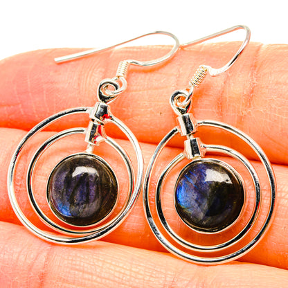 Labradorite Earrings handcrafted by Ana Silver Co - EARR430722