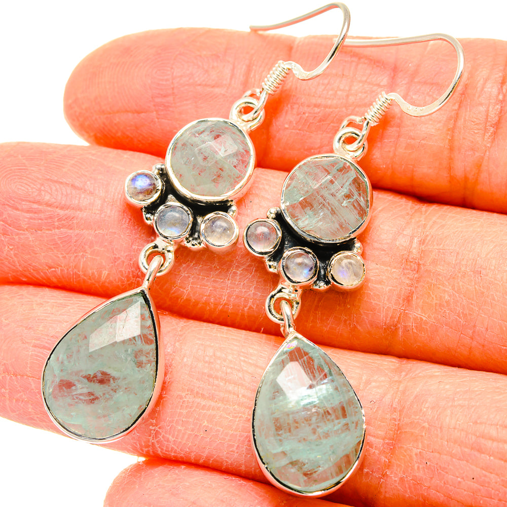 Aquamarine Earrings handcrafted by Ana Silver Co - EARR430734