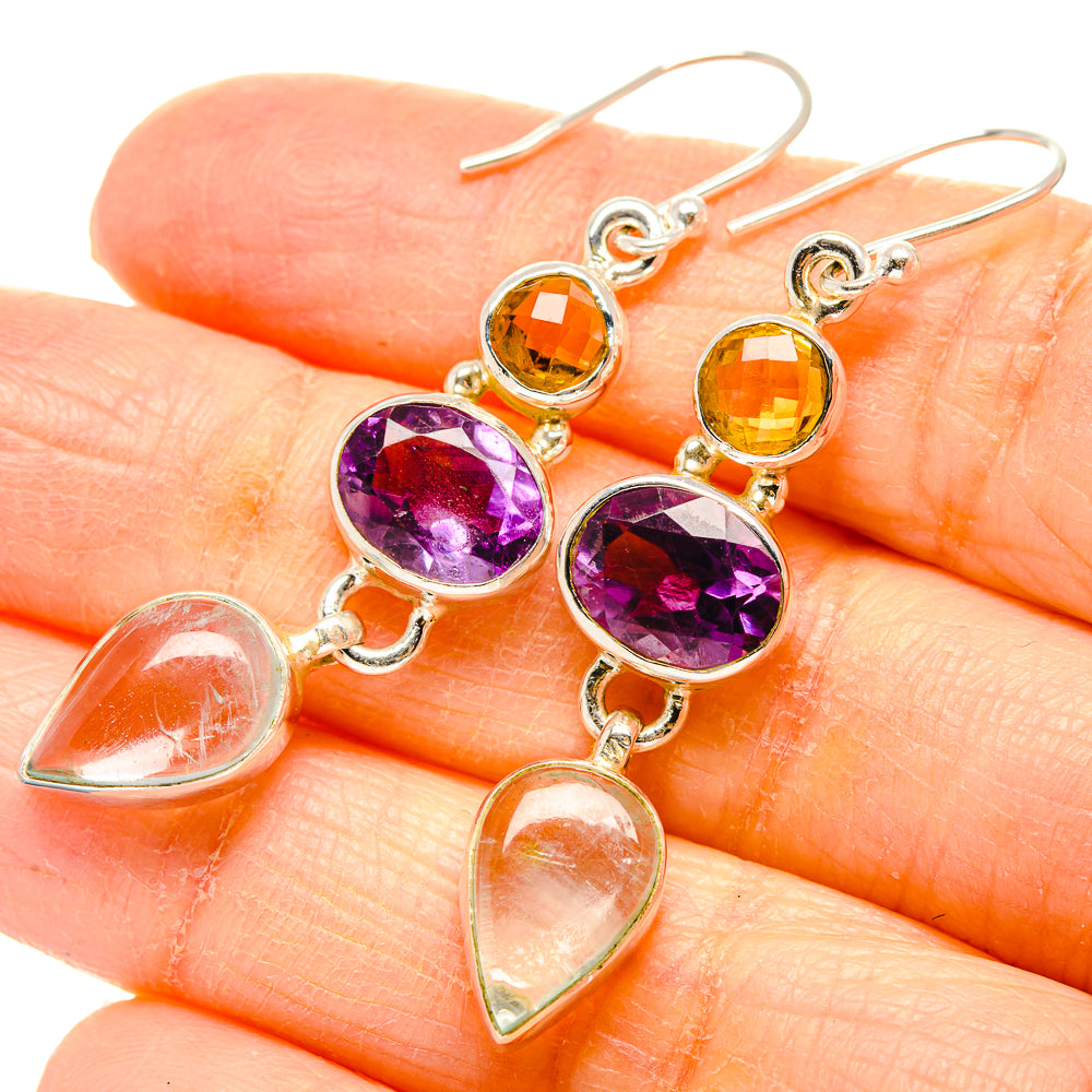 Aquamarine Earrings handcrafted by Ana Silver Co - EARR430769