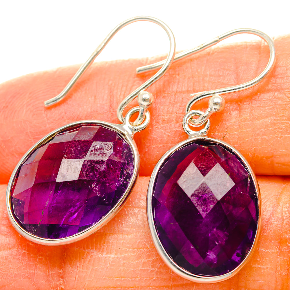 Amethyst Earrings handcrafted by Ana Silver Co - EARR430780