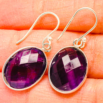 Amethyst Earrings handcrafted by Ana Silver Co - EARR430795