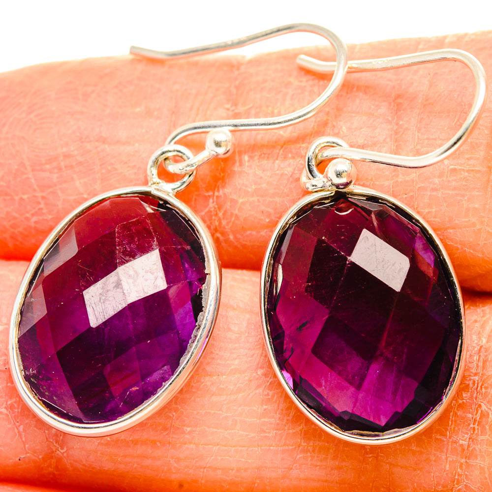 Amethyst Earrings handcrafted by Ana Silver Co - EARR430800