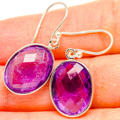 Amethyst Earrings handcrafted by Ana Silver Co - EARR430804