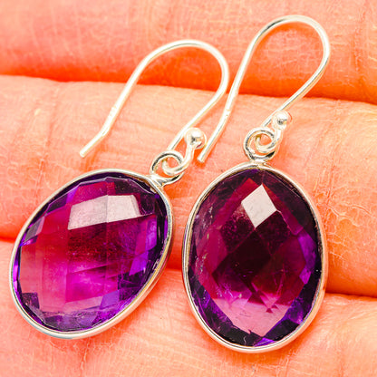 Amethyst Earrings handcrafted by Ana Silver Co - EARR430816