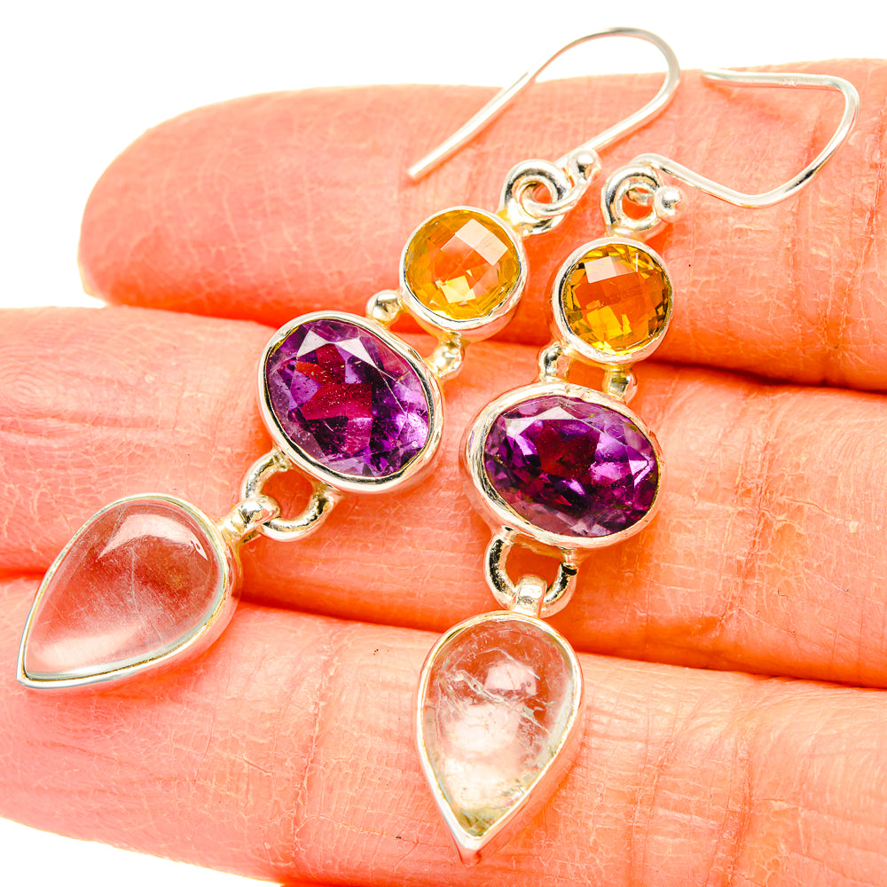 Aquamarine Earrings handcrafted by Ana Silver Co - EARR430828
