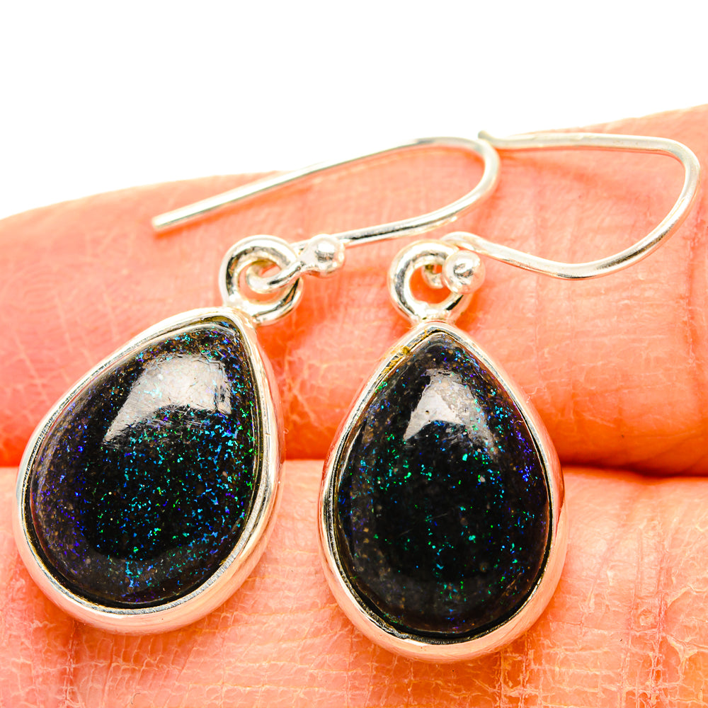 Andamooka Opal Earrings handcrafted by Ana Silver Co - EARR430848