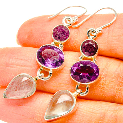 Aquamarine Earrings handcrafted by Ana Silver Co - EARR430875