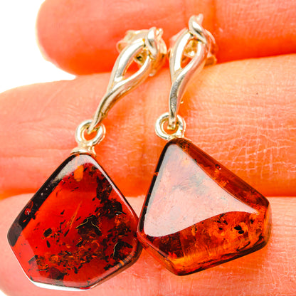Baltic Amber Earrings handcrafted by Ana Silver Co - EARR430908