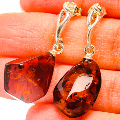 Baltic Amber Earrings handcrafted by Ana Silver Co - EARR430911