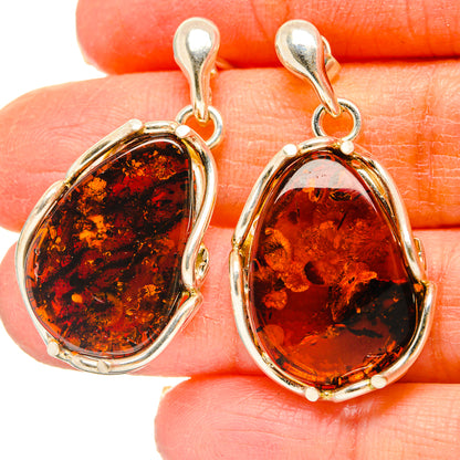 Baltic Amber Earrings handcrafted by Ana Silver Co - EARR430913