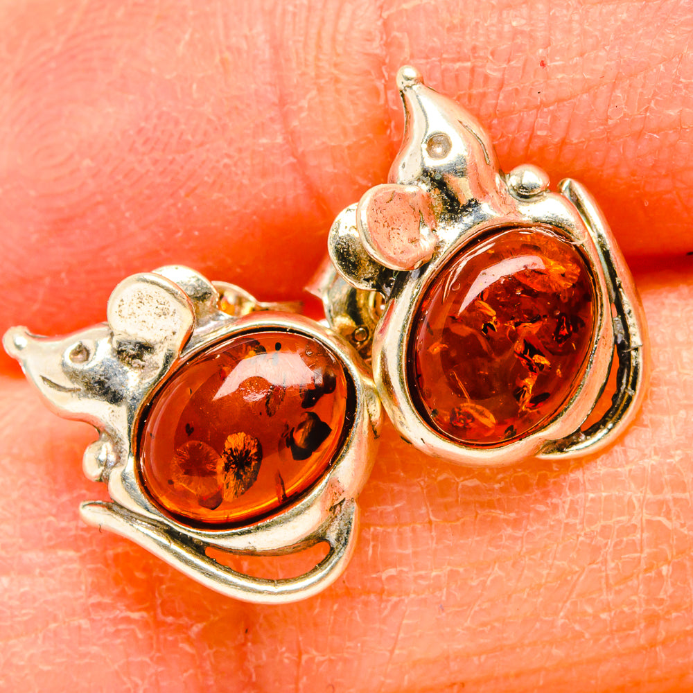 Baltic Amber Earrings handcrafted by Ana Silver Co - EARR430918