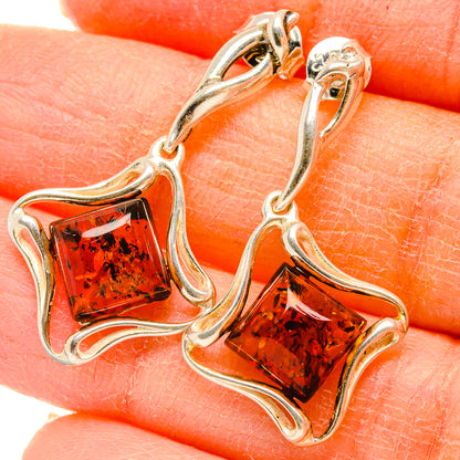 Baltic Amber Earrings handcrafted by Ana Silver Co - EARR430920