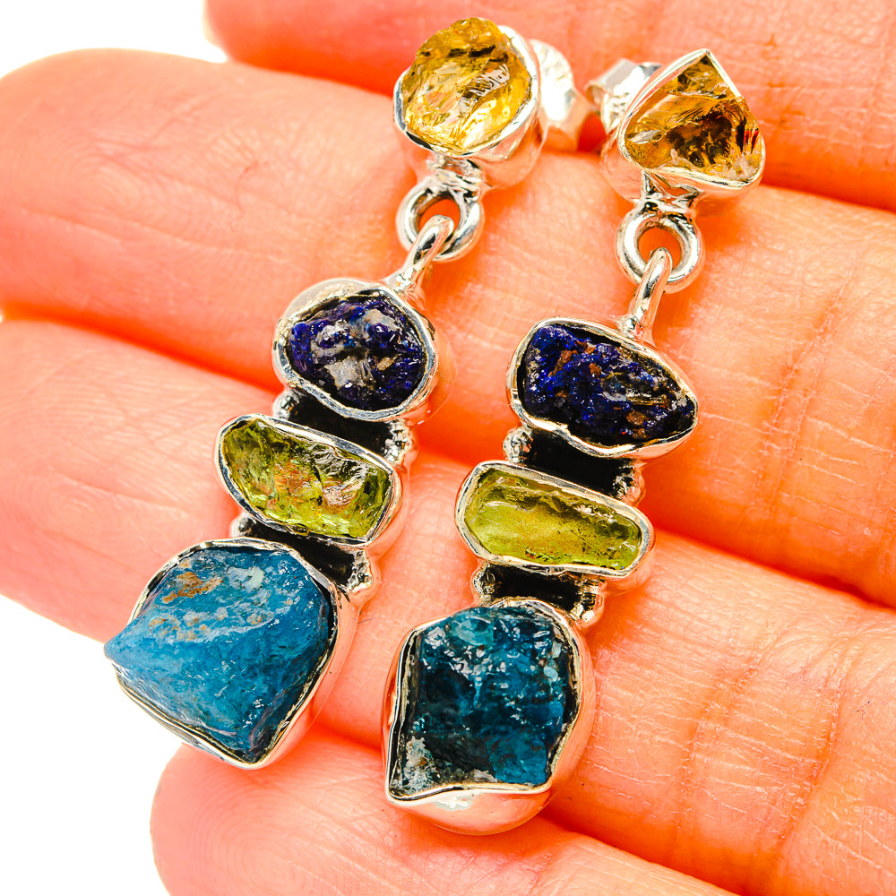 Apatite Earrings handcrafted by Ana Silver Co - EARR430921