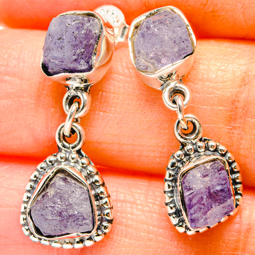 Tanzanite Earrings handcrafted by Ana Silver Co - EARR430932