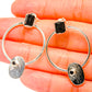 Black Tourmaline Earrings handcrafted by Ana Silver Co - EARR430951