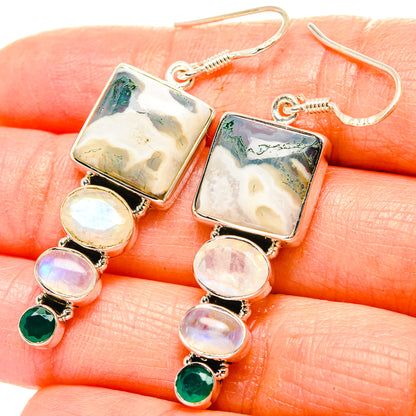 Ocean Jasper Earrings handcrafted by Ana Silver Co - EARR430954