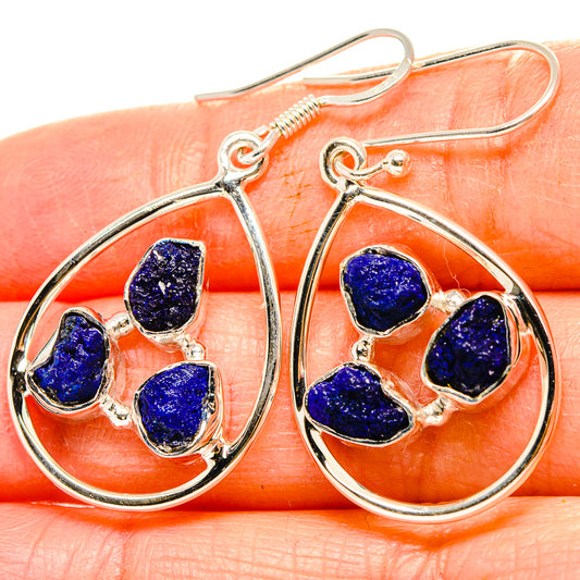 Azurite Earrings handcrafted by Ana Silver Co - EARR430962