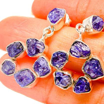 Tanzanite Earrings handcrafted by Ana Silver Co - EARR430964