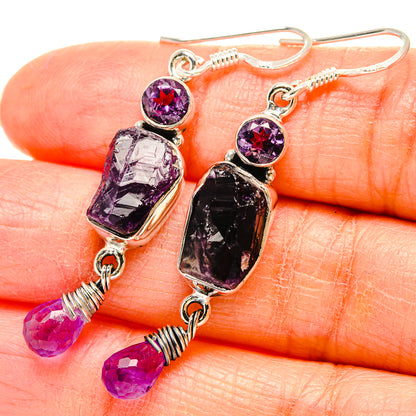 Amethyst Earrings handcrafted by Ana Silver Co - EARR430972