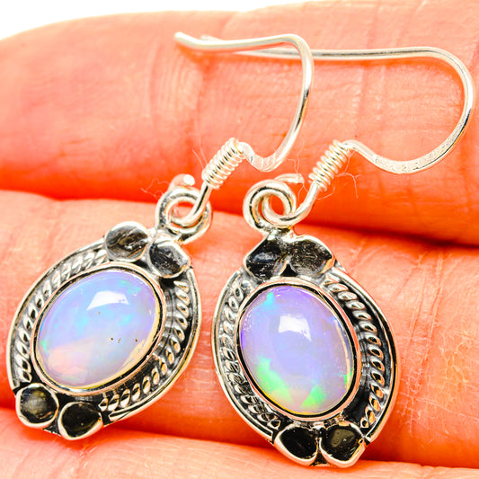 Ethiopian Opal Earrings handcrafted by Ana Silver Co - EARR430982