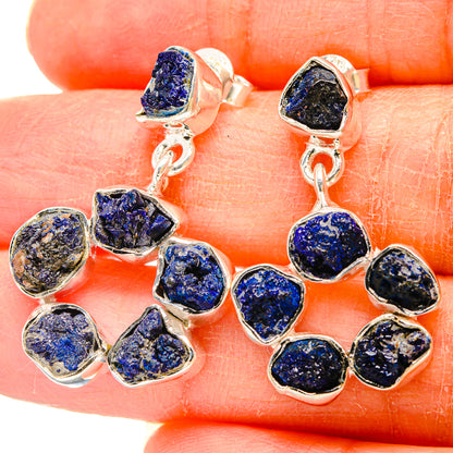 Lapis Lazuli Earrings handcrafted by Ana Silver Co - EARR430994