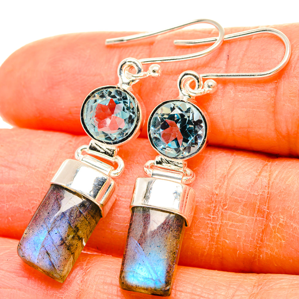 Labradorite Earrings handcrafted by Ana Silver Co - EARR431020