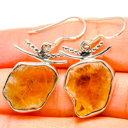 Citrine Earrings handcrafted by Ana Silver Co - EARR431029