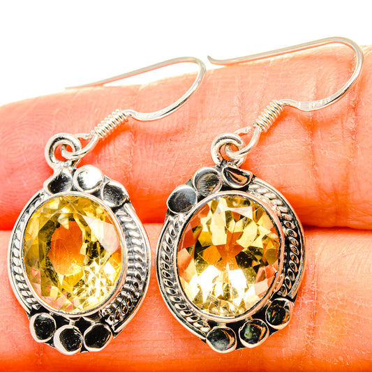 Citrine Earrings handcrafted by Ana Silver Co - EARR431032