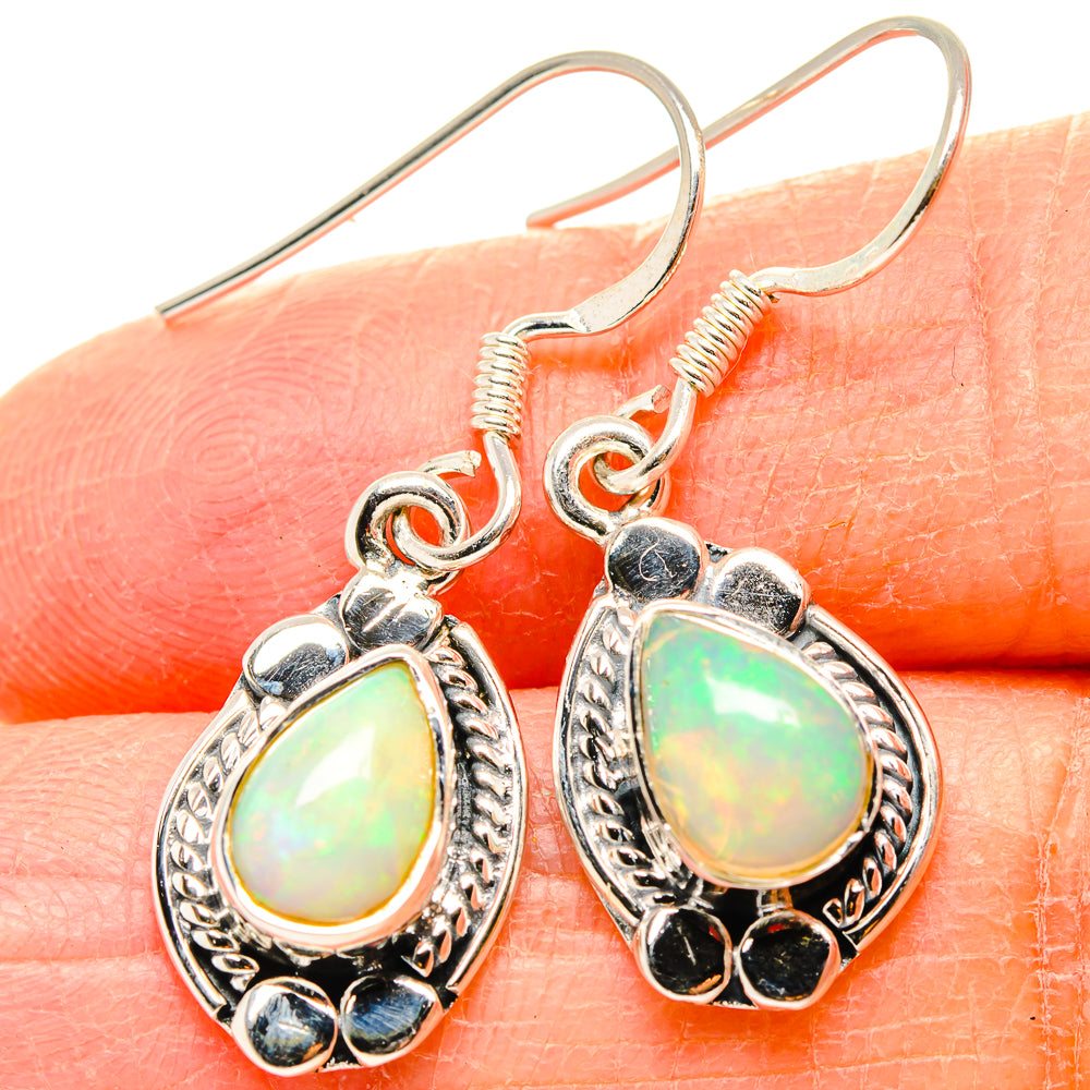 Ethiopian Opal Earrings handcrafted by Ana Silver Co - EARR431049