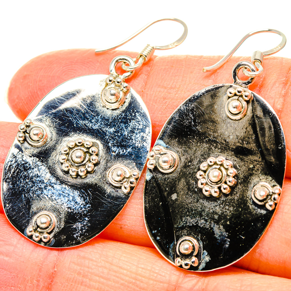 Disc Earrings handcrafted by Ana Silver Co - EARR431071