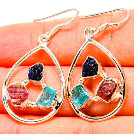 Azurite Earrings handcrafted by Ana Silver Co - EARR431073