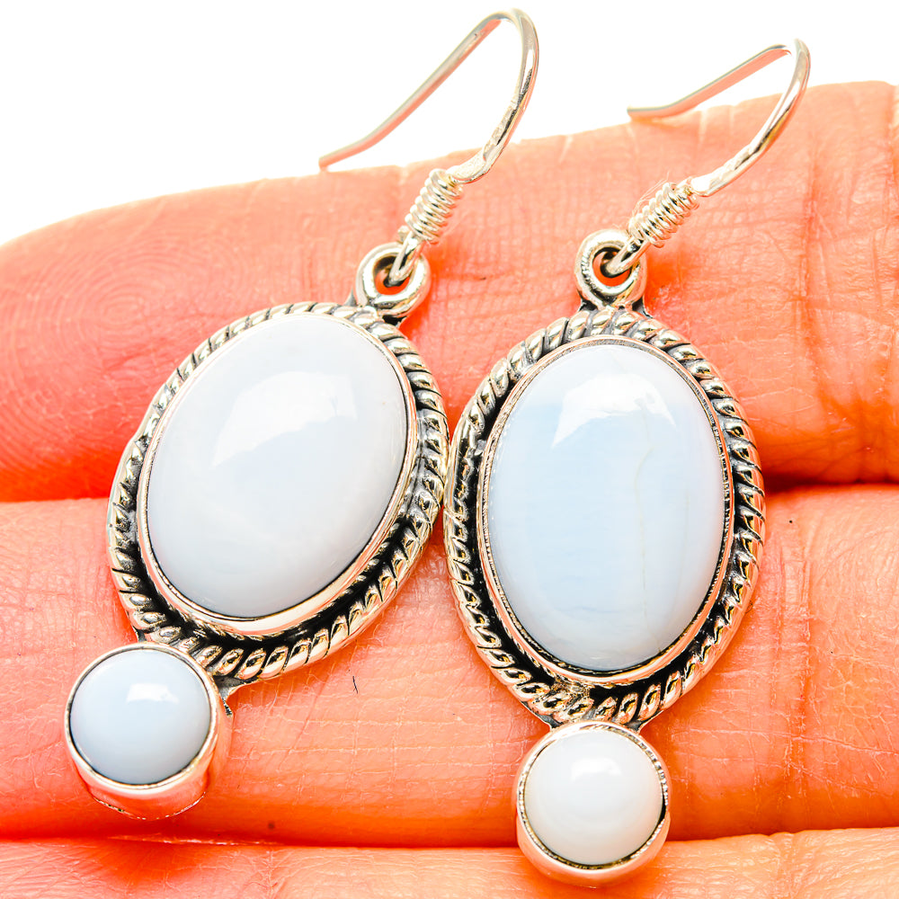 Owyhee Opal Earrings handcrafted by Ana Silver Co - EARR431078
