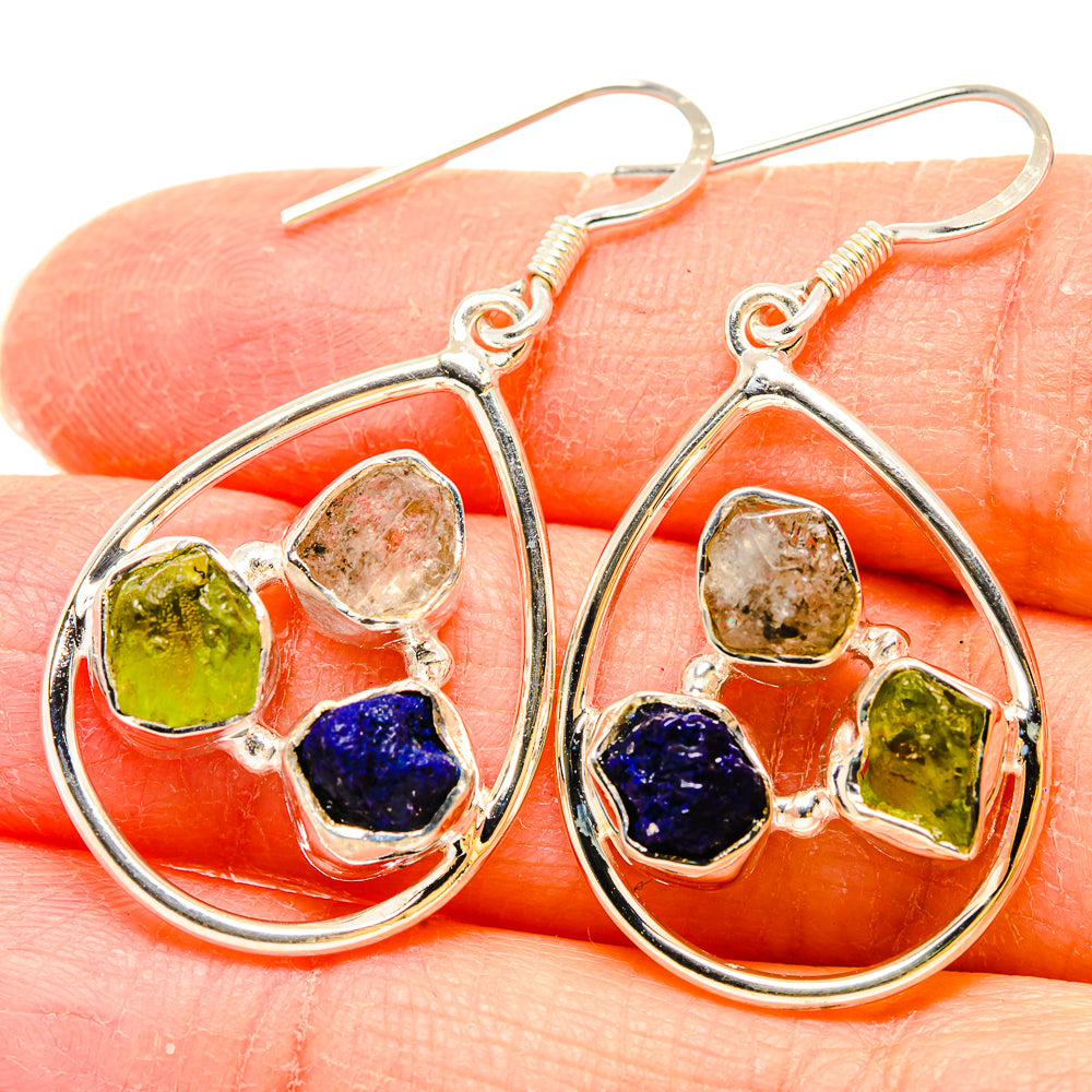 Lapis Lazuli Earrings handcrafted by Ana Silver Co - EARR431088