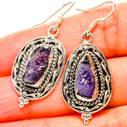 Tanzanite Earrings handcrafted by Ana Silver Co - EARR431108