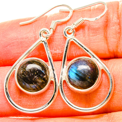 Labradorite Earrings handcrafted by Ana Silver Co - EARR431109