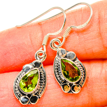 Peridot Earrings handcrafted by Ana Silver Co - EARR431115