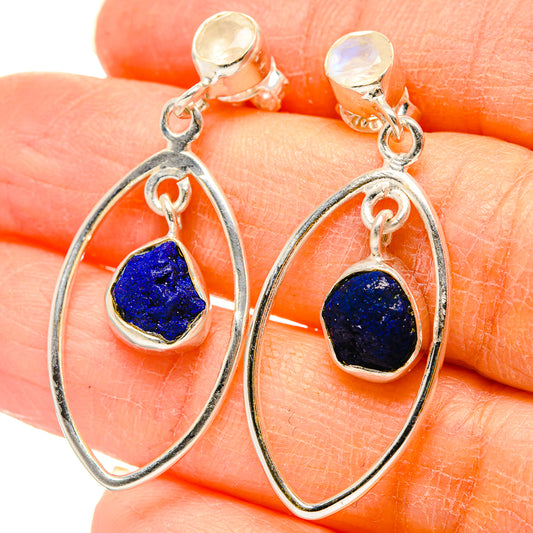 Lapis Lazuli Earrings handcrafted by Ana Silver Co - EARR431122