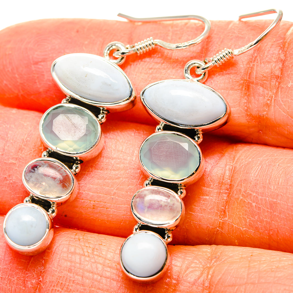 Owyhee Opal Earrings handcrafted by Ana Silver Co - EARR431144