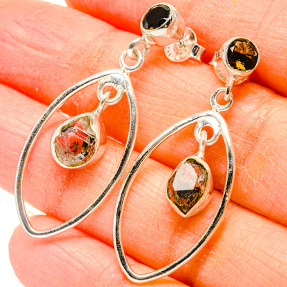 Herkimer Diamond Earrings handcrafted by Ana Silver Co - EARR431149