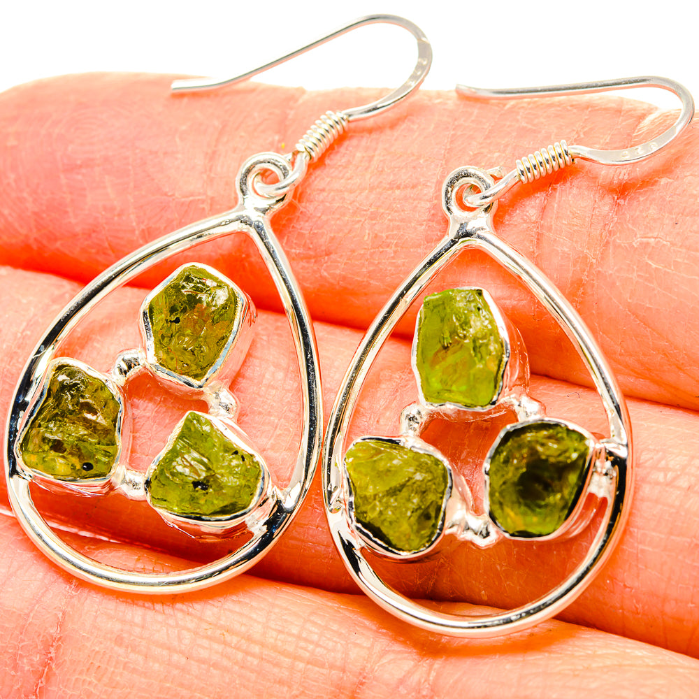 Peridot Earrings handcrafted by Ana Silver Co - EARR431154